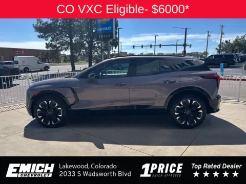 Photos of 2024 Chevrolet Blazer EV RS for sale in Lakewood, CO at Emich Chevrolet