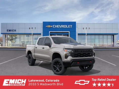 White 2026 Chevrolet Silverado 1500 Custom Trail Boss for sale in Lakewood, CO