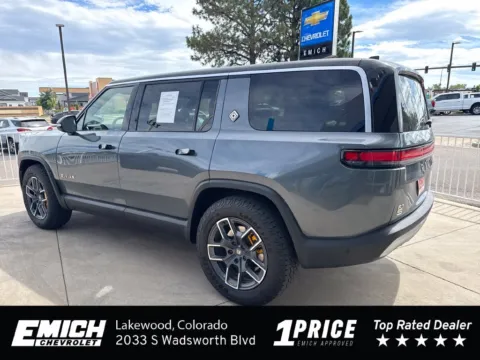 Another view of 2023 Rivian R1S Adventure Quad Motor Large Pack for sale in Lakewood, CO at Emich Chevrolet