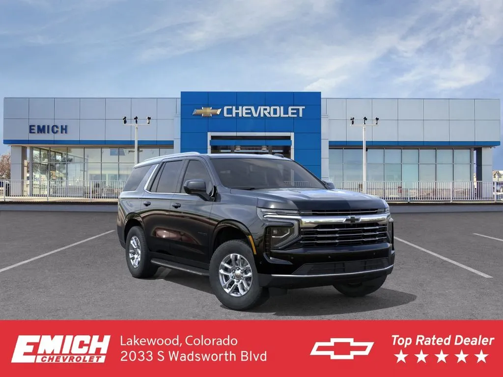 Black 2026 Chevrolet Tahoe LT for sale in Lakewood, CO