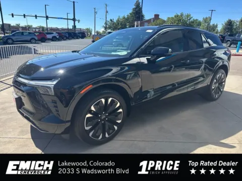 Black 2025 Chevrolet Blazer EV RS for sale in Lakewood, CO