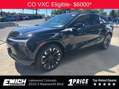 Black 2025 Chevrolet Blazer EV RS for sale in Lakewood, CO