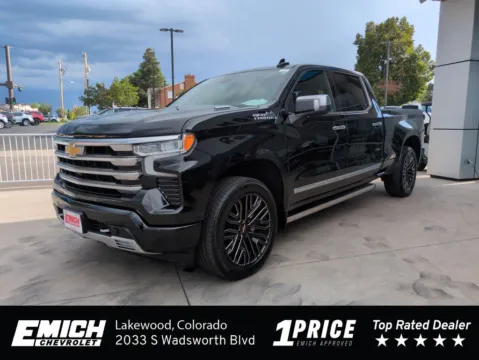 Black 2025 Chevrolet Silverado 1500 High Country for sale in Lakewood, CO