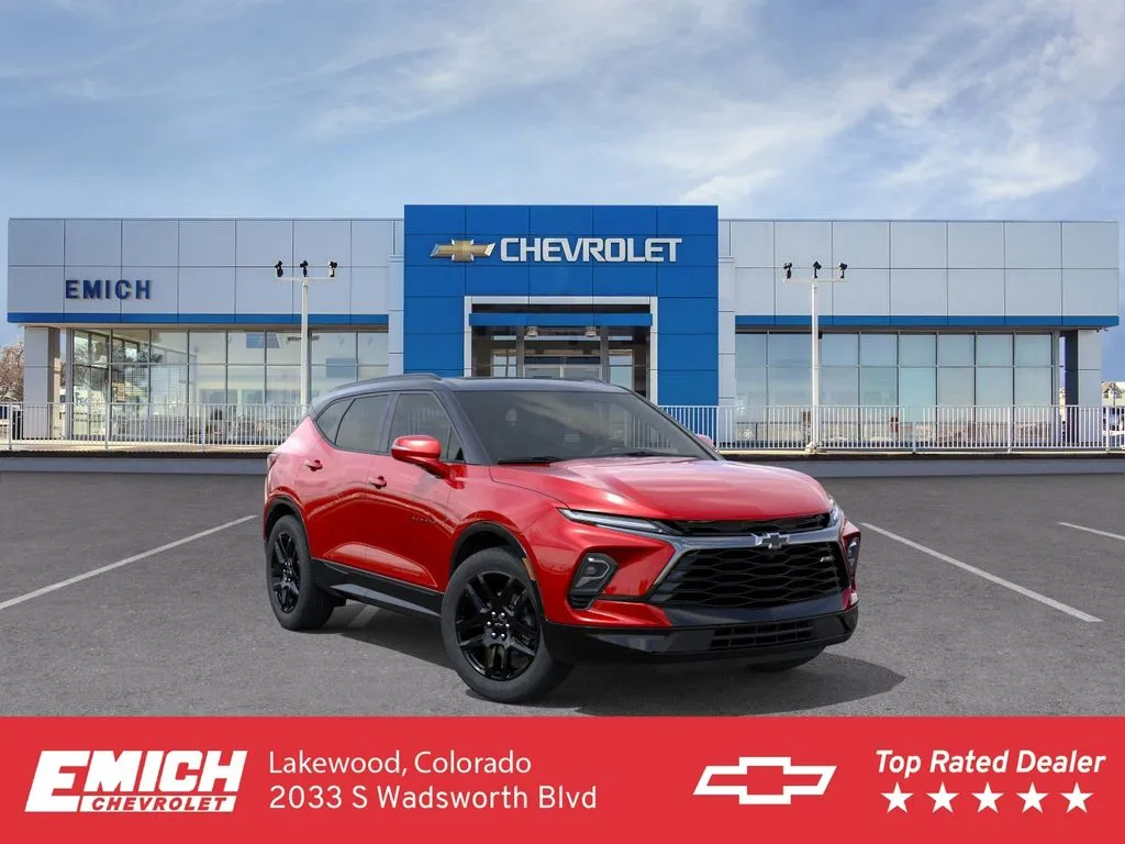 Red 2026 Chevrolet Blazer RS for sale in Lakewood, CO