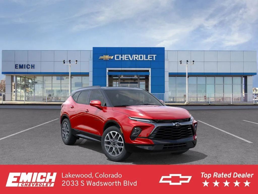 Red 2026 Chevrolet Blazer RS for sale in Lakewood, CO