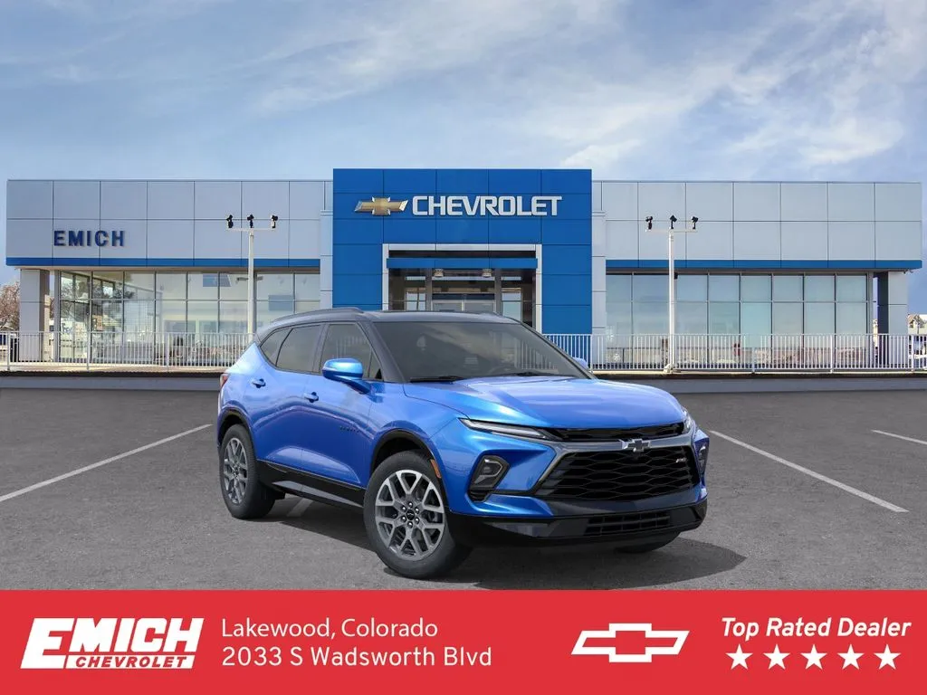 Blue 2026 Chevrolet Blazer RS for sale in Lakewood, CO