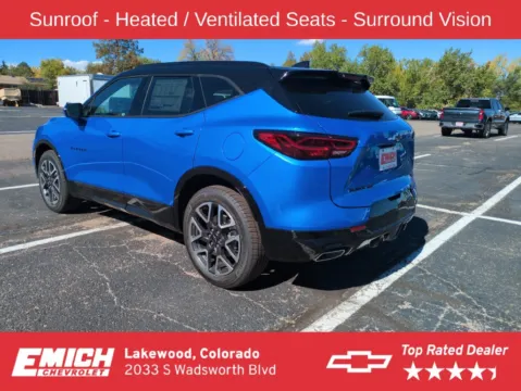 Another view of 2026 Chevrolet Blazer RS for sale in Lakewood, CO at Emich Chevrolet