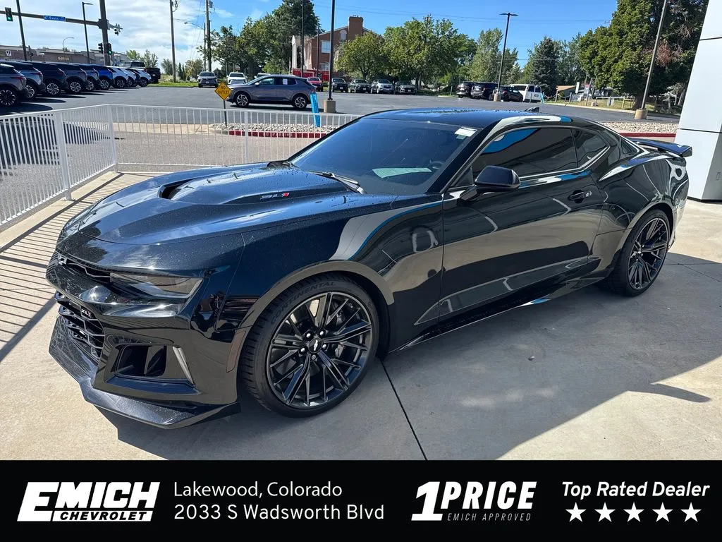 Black 2018 Chevrolet Camaro ZL1 for sale in Lakewood, CO