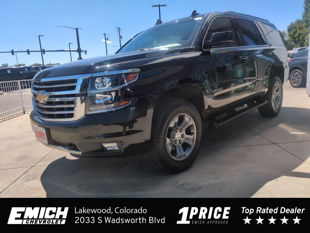 Black 2018 Chevrolet Tahoe LT for sale in Lakewood, CO