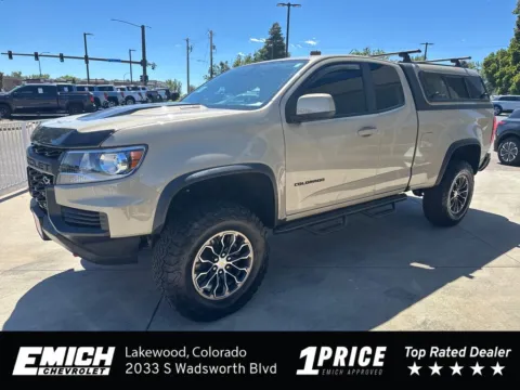 Beige 2021 Chevrolet Colorado ZR2 for sale in Lakewood, CO