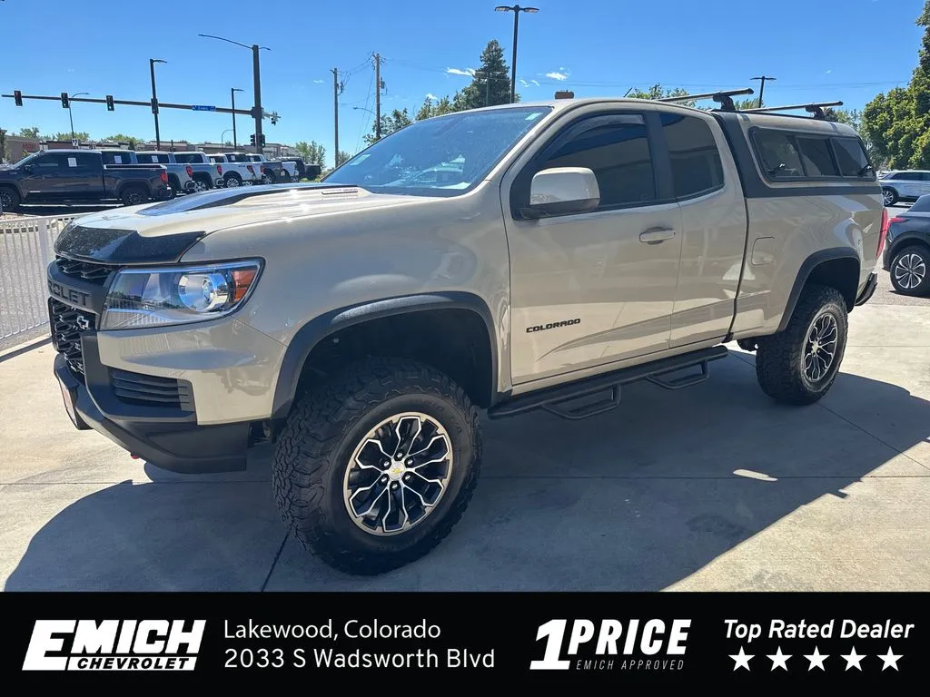 Beige 2021 Chevrolet Colorado ZR2 for sale in Lakewood, CO