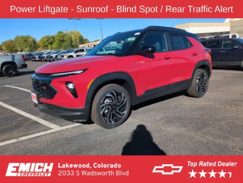 Red 2026 Chevrolet TrailBlazer RS for sale in Lakewood, CO