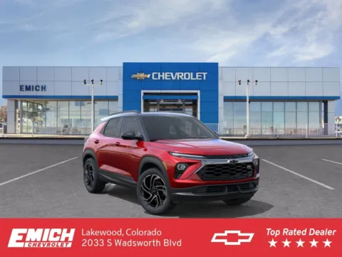 Red 2026 Chevrolet TrailBlazer RS for sale in Lakewood, CO