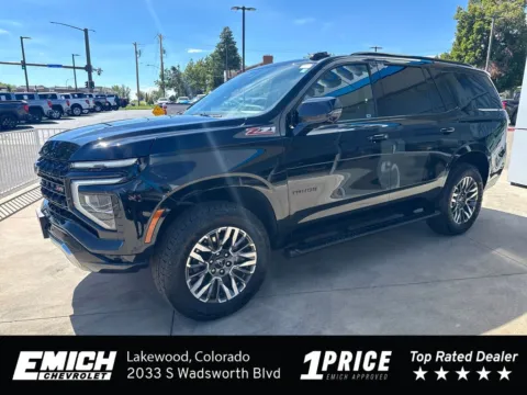 Black 2025 Chevrolet Tahoe Z71 for sale in Lakewood, CO