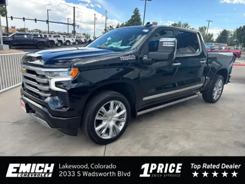 Black 2025 Chevrolet Silverado 1500 High Country for sale in Lakewood, CO