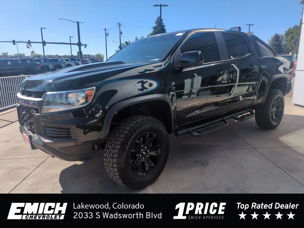 Black 2021 Chevrolet Colorado ZR2 for sale in Lakewood, CO