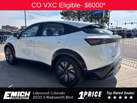 Another view of 2024 Nissan Ariya EVOLVE+ e-4ORCE for sale in Lakewood, CO at Emich Chevrolet