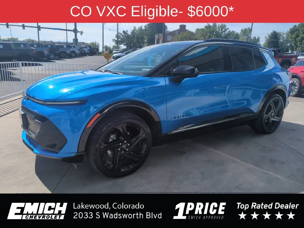 Blue 2024 Chevrolet Equinox EV RS for sale in Lakewood, CO