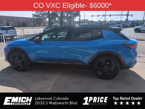 Photos of 2024 Chevrolet Equinox EV RS for sale in Lakewood, CO at Emich Chevrolet