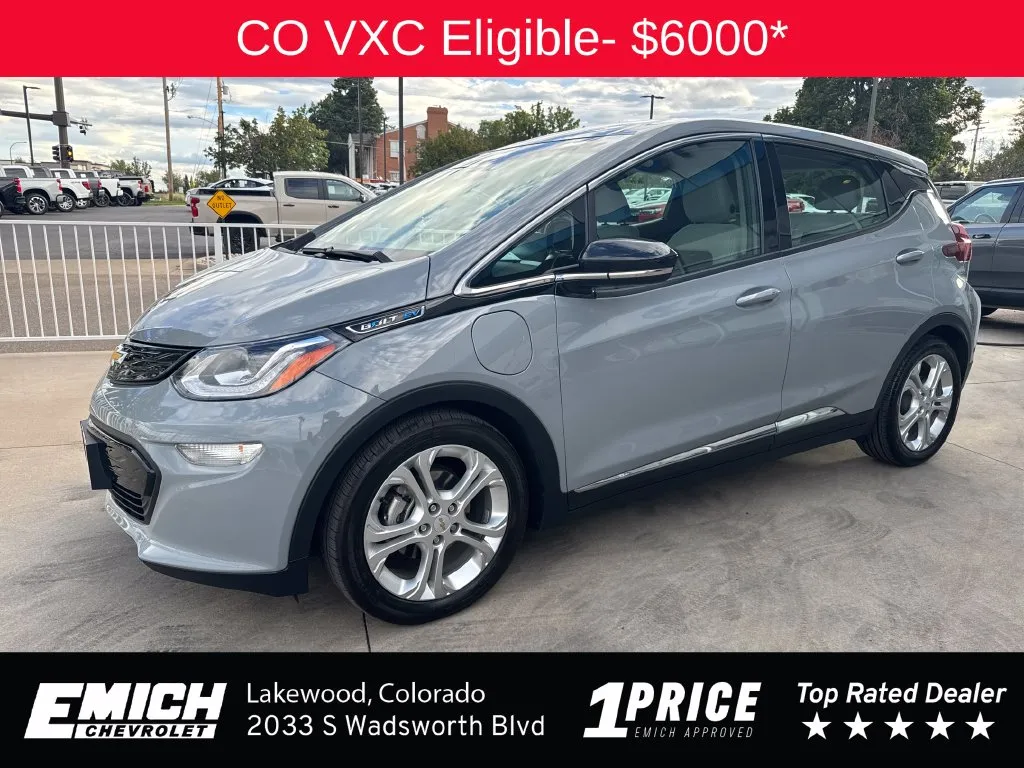 Gray 2020 Chevrolet Bolt EV LT for sale in Lakewood, CO