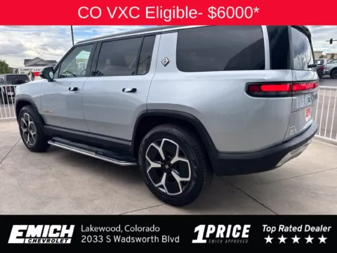 Another view of 2023 Rivian R1S Adventure Quad Motor Large Pack for sale in Lakewood, CO at Emich Chevrolet