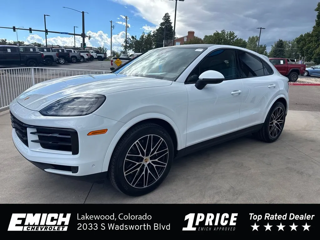 White 2024 Porsche Cayenne Coupe for sale in Lakewood, CO