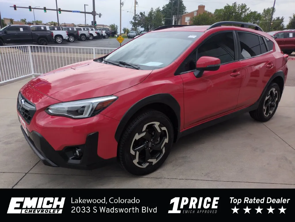 Red 2021 Subaru Crosstrek Limited for sale in Lakewood, CO