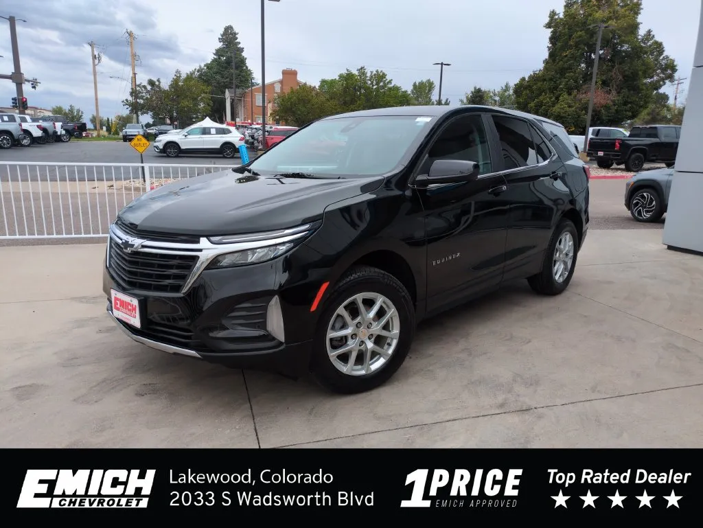 Black 2023 Chevrolet Equinox LT for sale in Lakewood, CO