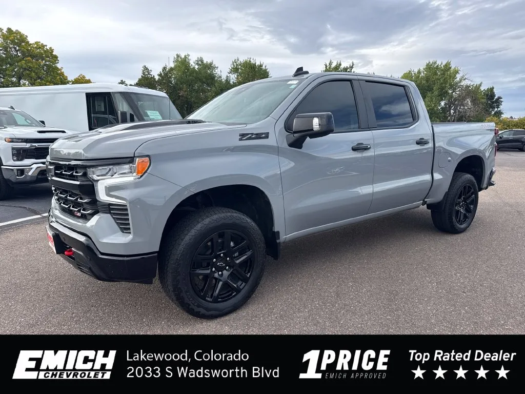 Gray 2024 Chevrolet Silverado 1500 LT Trail Boss for sale in Lakewood, CO