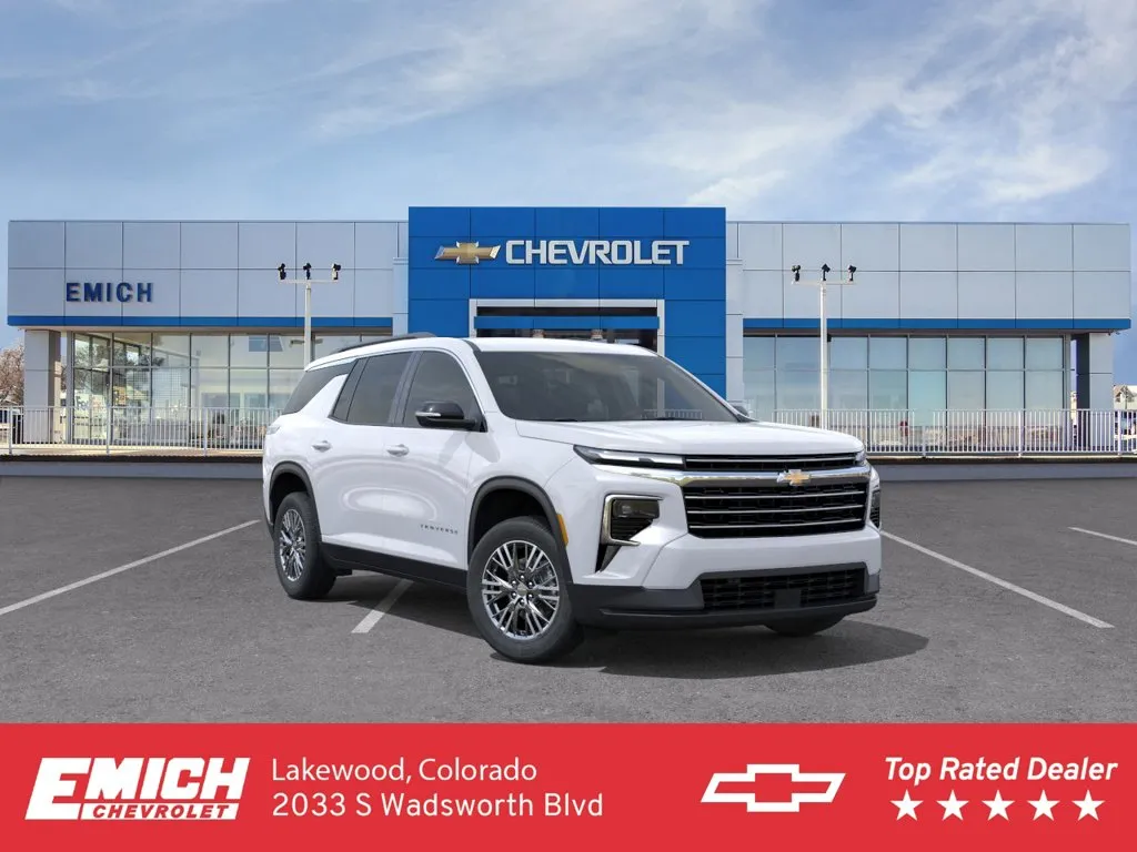 White 2027 Chevrolet Traverse LT for sale in Lakewood, CO