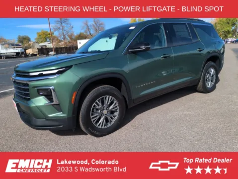 Green 2027 Chevrolet Traverse LT for sale in Lakewood, CO