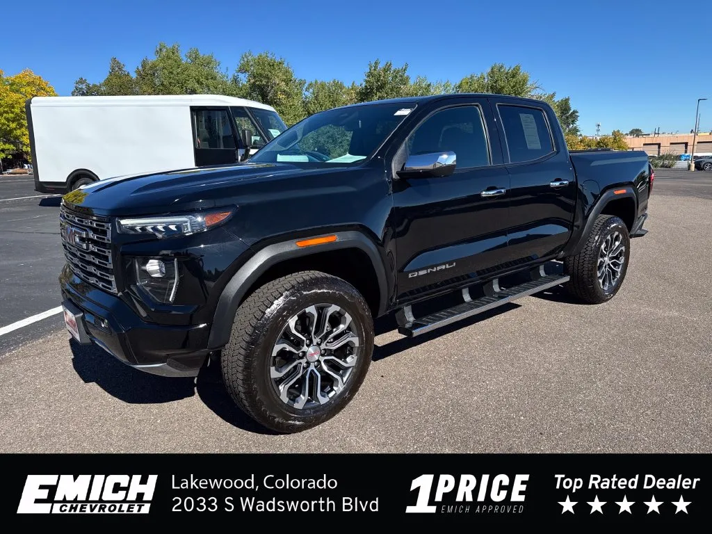 Black 2025 GMC Canyon Denali for sale in Lakewood, CO