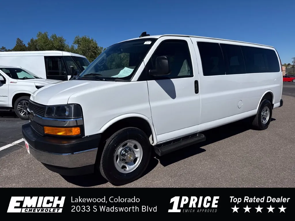White 2025 Chevrolet Express 3500 LT for sale in Lakewood, CO
