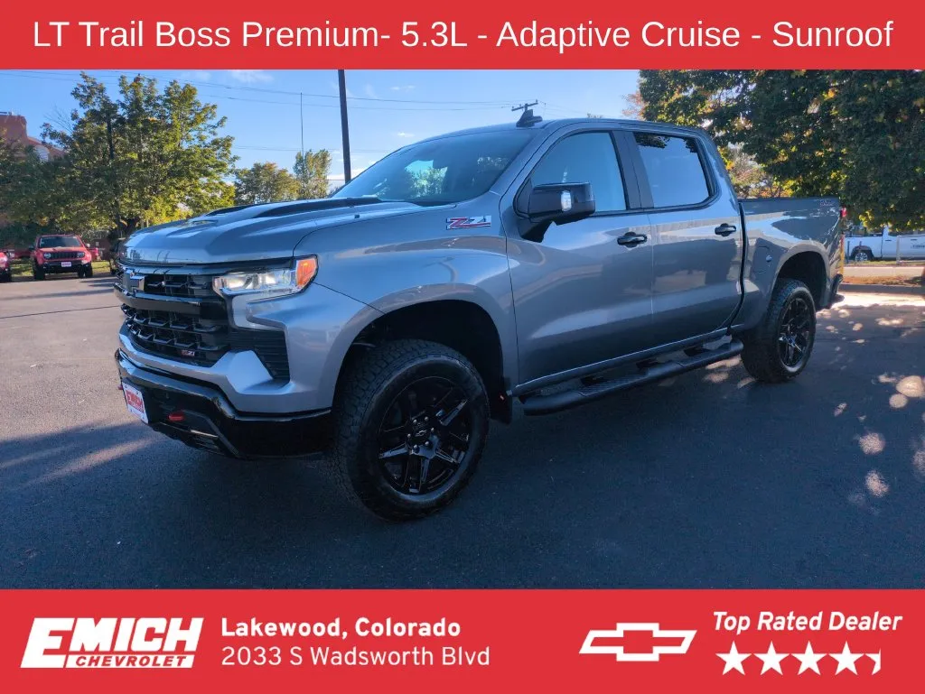 Gray 2026 Chevrolet Silverado 1500 LT Trail Boss for sale in Lakewood, CO
