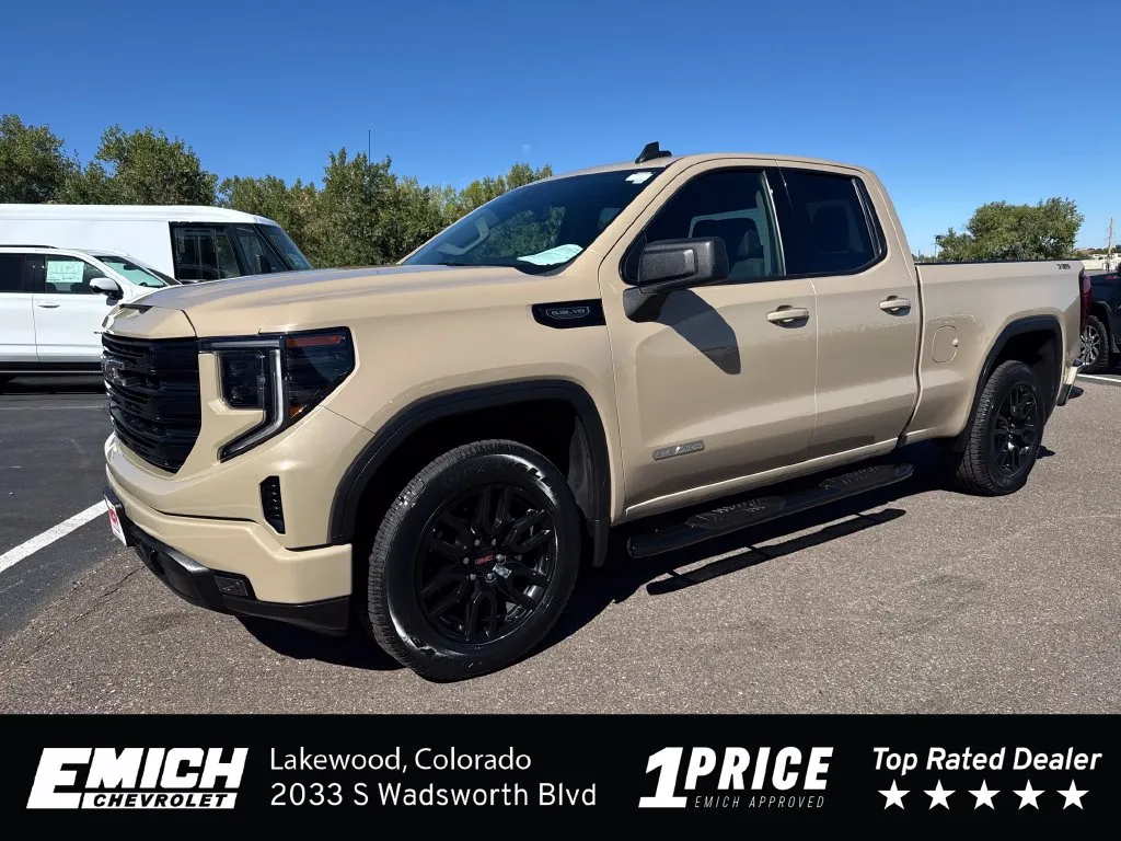 Beige 2023 GMC Sierra 1500 Elevation for sale in Lakewood, CO