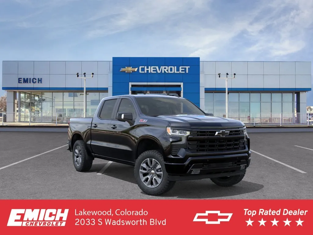 Black 2026 Chevrolet Silverado 1500 RST for sale in Lakewood, CO