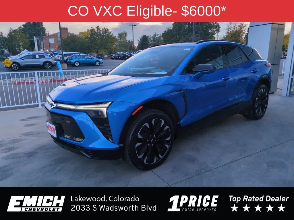 Blue 2024 Chevrolet Blazer EV RS for sale in Lakewood, CO