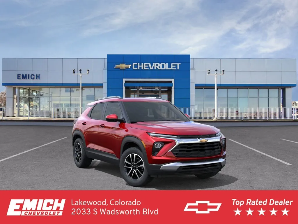 Red 2026 Chevrolet TrailBlazer LT for sale in Lakewood, CO