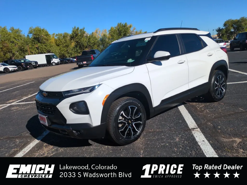 White 2021 Chevrolet TrailBlazer ACTIV for sale in Lakewood, CO