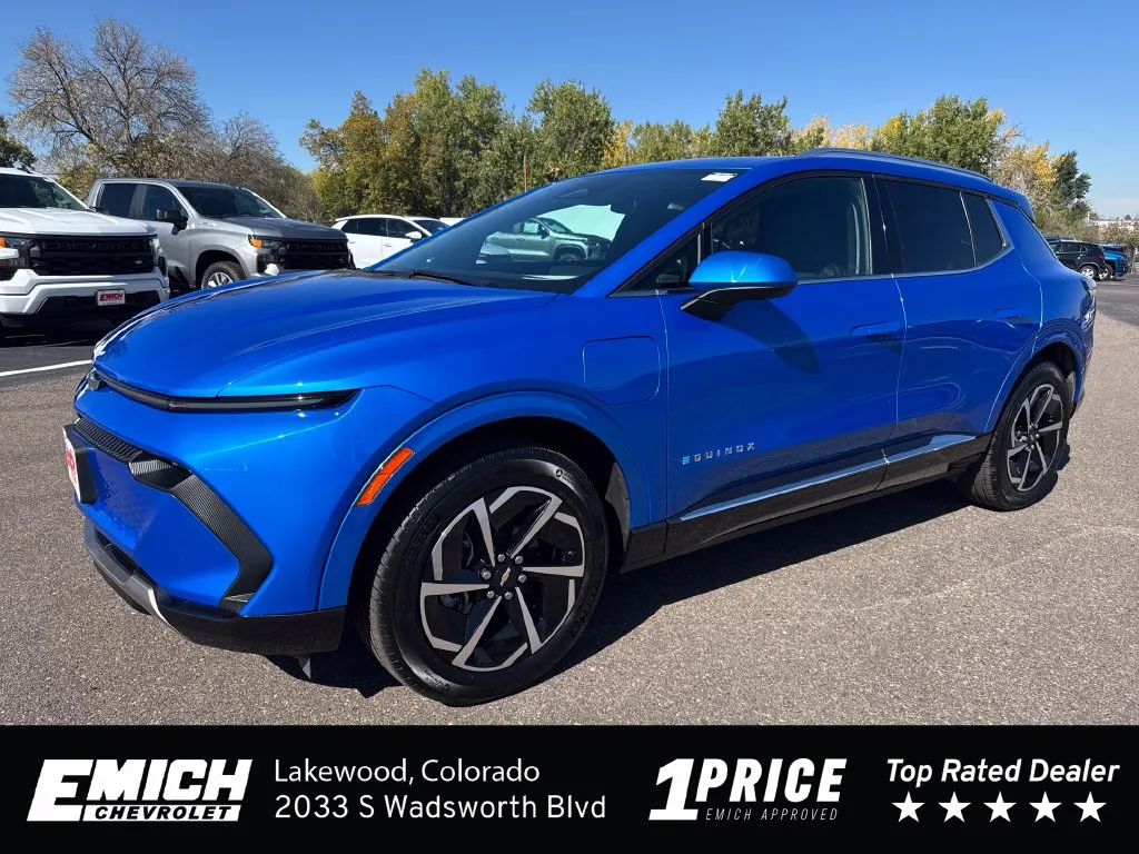 Blue 2024 Chevrolet Equinox EV LT for sale in Lakewood, CO