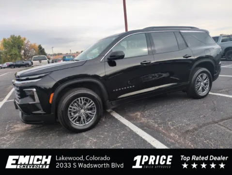 Black 2026 Chevrolet Traverse LT for sale in Lakewood, CO