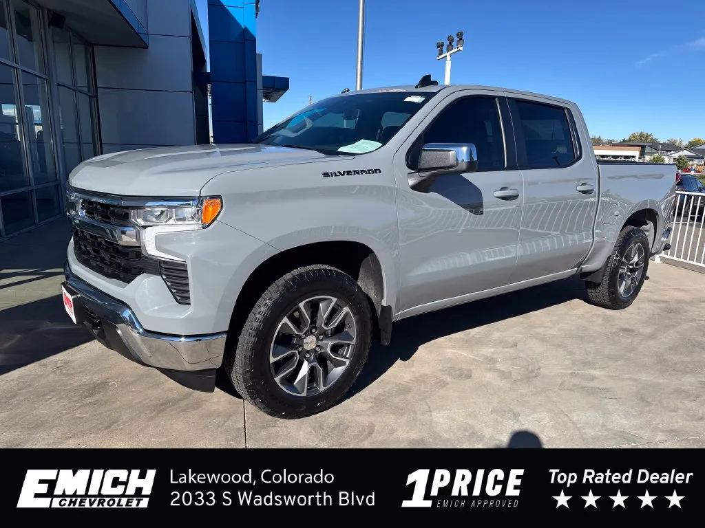 Gray 2024 Chevrolet Silverado 1500 LT for sale in Lakewood, CO