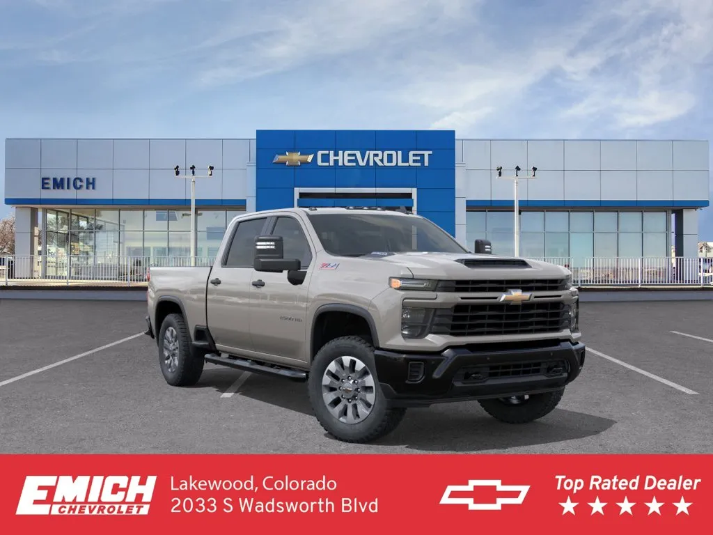 White 2026 Chevrolet Silverado 2500 HD Custom for sale in Lakewood, CO