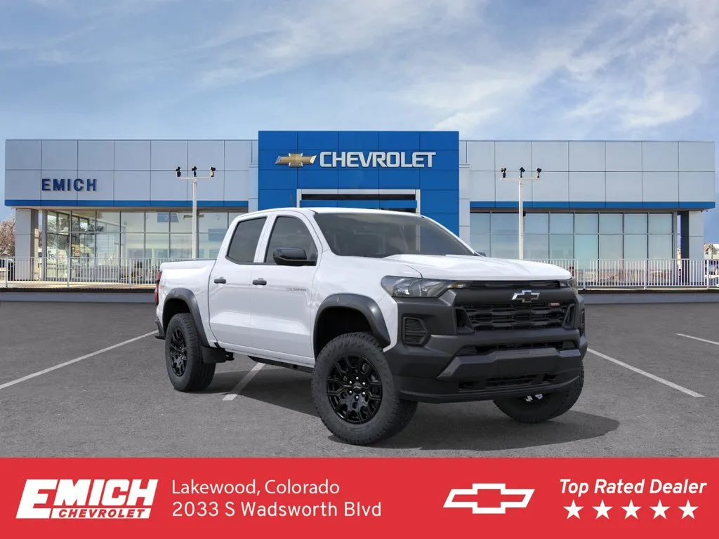 White 2026 Chevrolet Colorado Trail Boss for sale in Lakewood, CO