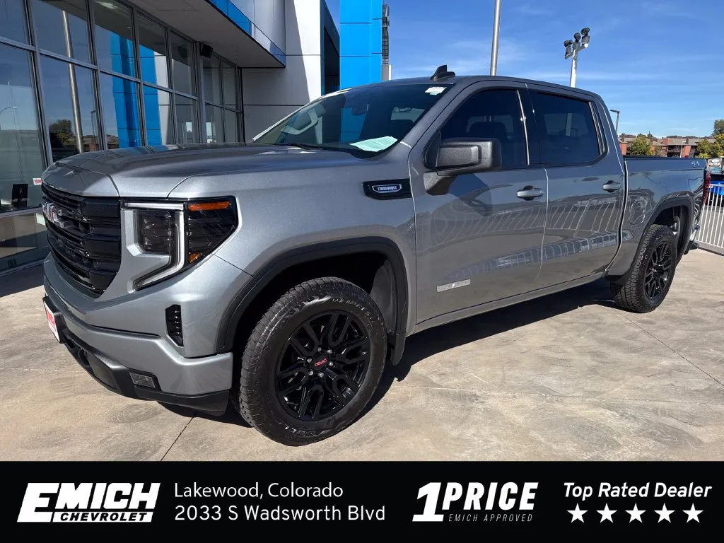 Gray 2025 GMC Sierra 1500 Elevation for sale in Lakewood, CO