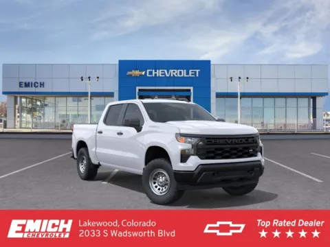 White 2026 Chevrolet Silverado 1500 WT for sale in Lakewood, CO