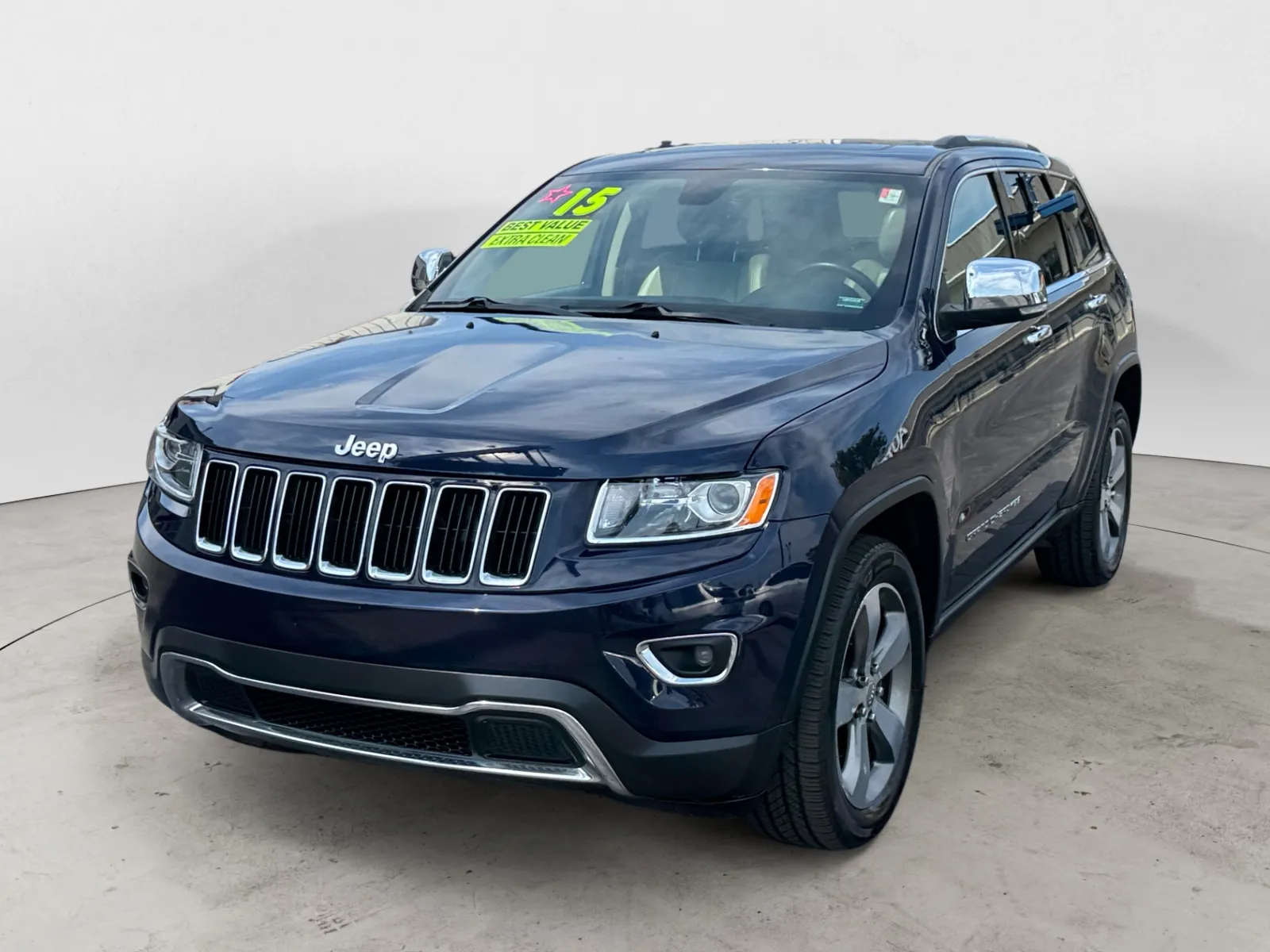 Blue 2015 JEEP GRAND CHEROKEE LIMIT LIMITED for sale in Kansas City, MO
