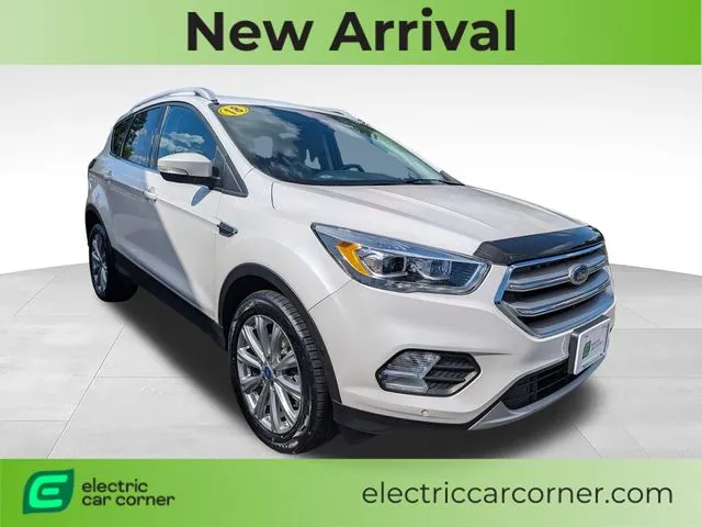 White 2018 Ford Escape Titanium for sale in Farmington, NY