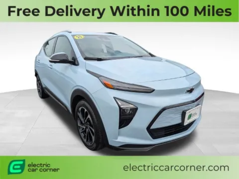 Blue 2023 Chevrolet Bolt EUV Premier for sale in Farmington, NY