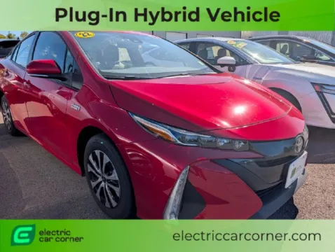 Red 2022 Toyota Prius Prime XLE for sale in Farmington, NY